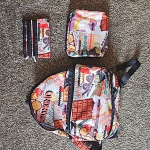 Lesportsac Stay Golden design trio